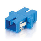 C2G 17437 SC-SC F/F Simplex Fiber Optic Coupler, Blue