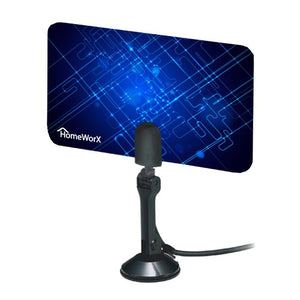 Mediasonic Homeworx HW110AN Super Thin Indoor HDTV Antenna - 25 Miles Range