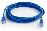 C2G 01032 Cat5e Cable - Snagless Unshielded Slim Ethernet Network Patch Cable, Blue (13 Feet, 3.96 Meters)