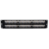 Tripp Lite N250-012 12-Port Cat6 Wall-Mount Vertical 110 Patch Panel