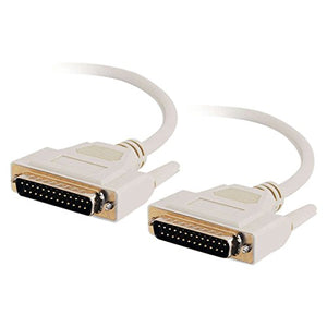 C2G 02664 DB25 M/M Serial RS232 Cable, Beige (3 Feet, 0.91 Meters)