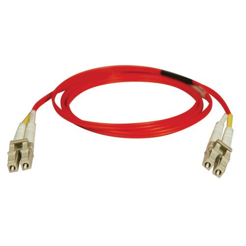 Tripp Lite Duplex Multimode 62.5/125 Fiber Patch Cable (LC/LC) - Red, 5M (16-ft.)(N320-05M-RD)