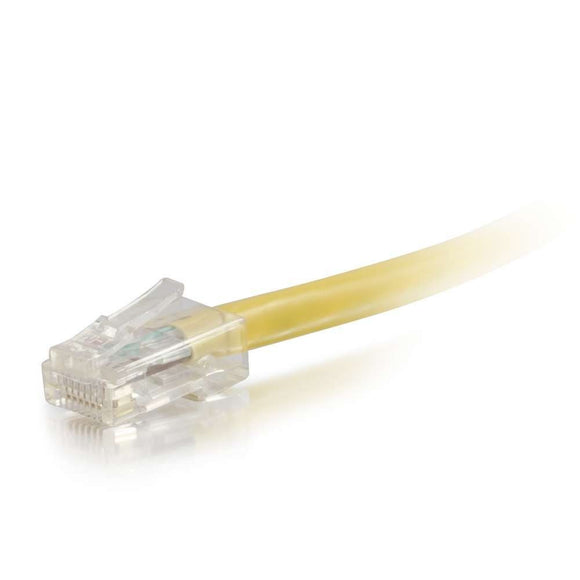 C2G 04176 Cat6 Cable - Non-Booted Unshielded Ethernet Network Patch Cable, Yellow (8 Feet, 2.43 Meters)