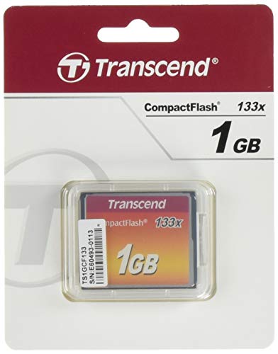 Transcend 1GB CF Card (133X) (TS1GCF133)