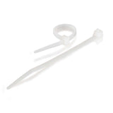 7.75in Releasable/Reusable Cable Ties - White - 50pk