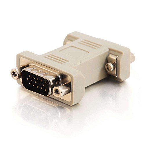 C2G 02752 VGA (HD15) M/M Gender Changer/Coupler, Beige