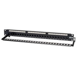 Tripp Lite N054-024 Cat5e Feedthrough Patch Panel, 1U - 24 Port