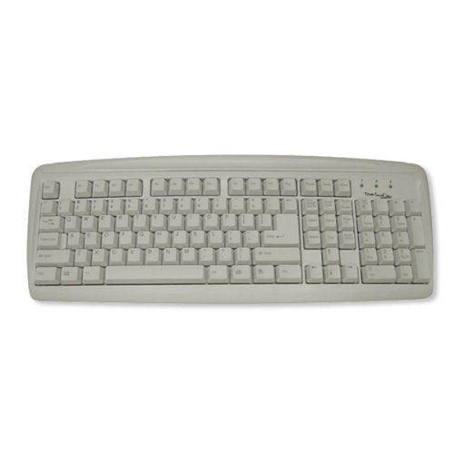 Manhattan 2703 Ps/2 Bilingual Azerty Keyboard, White