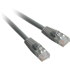 5ft Cat6a Gray Gigabit Rj45 Patch Cable Molded Snagless