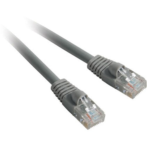 5ft Cat6a Gray Gigabit Rj45 Patch Cable Molded Snagless