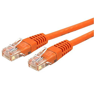 StarTech.com 25-Feet Molded RJ45 UTP Gigabit Cat6 Patch Cable, Orange (C6PATCH25OR)