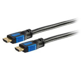 C2G 29683 4K UHD High Speed HDMI Cable with Gripping Connectors (60Hz) Black (25 Feet, 7.62 Meters)