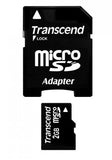 Transcend 2 GB microSD Flash Memory Card TS2GUSD