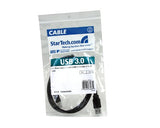 StarTech.com USB3SAB3BK SuperSpeed USB 3.0 Cable A to B M/M - 3-Feet (Black)