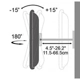 Tilt and Extend Wall Mount, 32-60in 80K