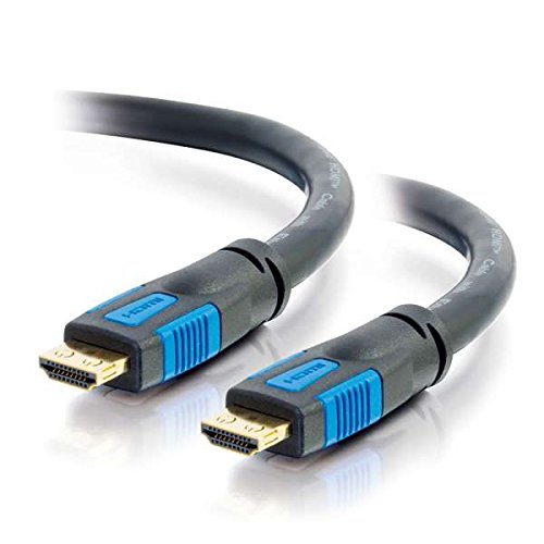 C2G 29683 4K UHD High Speed HDMI Cable with Gripping Connectors (60Hz) Black (25 Feet, 7.62 Meters)