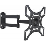 Techly ICA-LCD 2923B Tilting TV 2-Joints Tilting TV Wall Mount, 19-37", Black