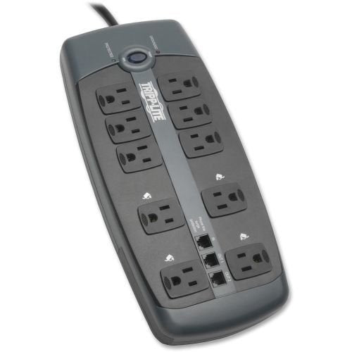 Protect It 10-Outlet Surge Protector, 8 Ft. Cord with Right-Angle Plug, 2395 Jo