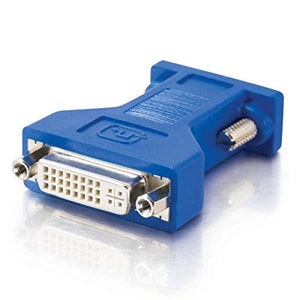 C2G 26957 DVI Female to VGA (HD15) Male Video Adapter, Blue