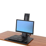 Ergotron 33-415-085 WorkFit-SR Sit-Stand Workstation, Black