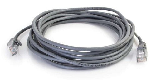 C2G 10-Feet Cat5e Snagless Unshielded (UTP) Slim Network Patch Cable, Grey (01047)