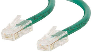 C2G 26688 Cat5e Crossover Cable - Non-Booted Unshielded Network Crossover Patch Cable, Green (10 Feet, 3.04 Meters)