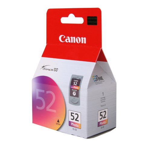 Genuine Canon CL-52 EXTRA HIGH Yeild Ink Cartridge, Tri-Colour