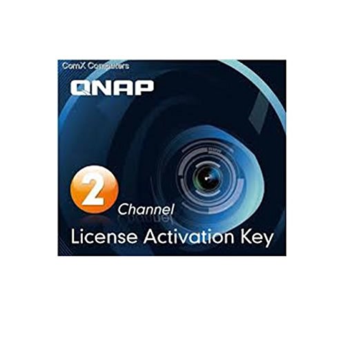 Qnap Camera License Activation Key for Surveillance Station Pro for QNAP NAS (LIC-CAM-NAS-2CH)