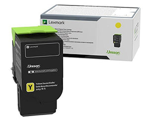 LEXMARK C240X40 Yellow Extra High Yield Cartridge Toner, Grey