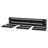 Tripp Lite N250-012 12-Port Cat6 Wall-Mount Vertical 110 Patch Panel