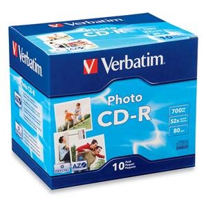 10pk Cdr 52x 80min Photo Grade Jewel Case