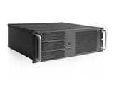 iStarUSA D-314-MATX 3U Compact Rackmount Chassis Compatible with PS2 Power Supply