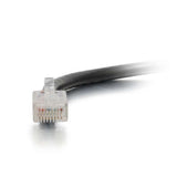 1ft Cat6 Black Non Booted Patch Cable