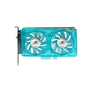 Vantec SP-FC70-BL Spectrum System Fan Card with Dual Adjustable 70mm UV LED Fans (Blue)