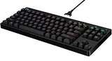 Logitech G Pro Mechanical Gaming Keyboard, 16.8 Million Colors RGB Backlit Keys, Ultra Portable Design, Detachable Micro USB Cable