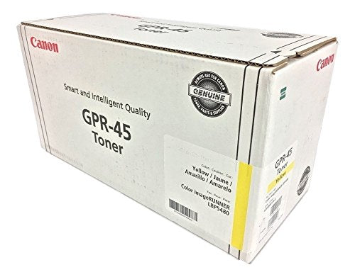 CANON GPR45 YELLOW TONER CARTRIDGE FOR USE IN LBP5480 ESTIMATED YIELD 6,400 PAGE