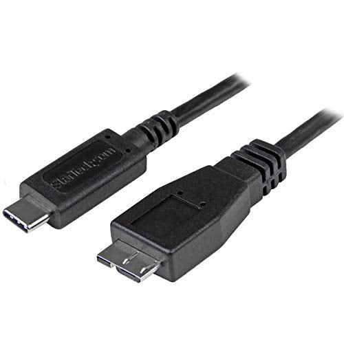 StarTech.com USB C to Micro USB Cable - 3 ft / 1m - USB 3.1 - 10Gbps - Micro USB Cord - USB Type C to Micro USB Cable