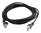 C2G 01053 Cat5e Cable - Snagless Unshielded Slim Ethernet Network Patch Cable, Black (6 Inches)