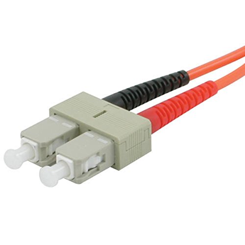 C2G 09139 OM1 Fiber Optic Cable - SC-ST 62.5/125 Duplex Multimode PVC Fiber Cable, Orange (32.8 Feet, 10 Meters)