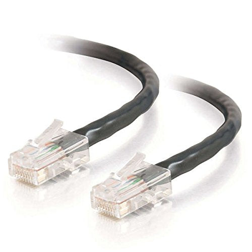 C2G 24508 Cat5e Crossover Cable - Non-Booted Unshielded Network Crossover Patch Cable, Black (7 Feet, 2.13 Meters)