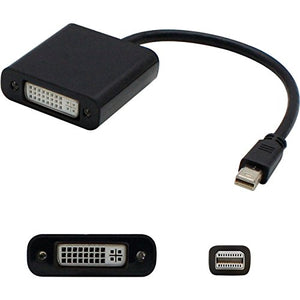 AddOn 20.00cm (8.00in) Mini-DisplayPort Male to HDMI Female Black Active Adapter Cable