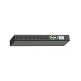 C2G Rack PDU, Network Metered, 1U, 12A, 120V, (8) 5-20R, 5-15P Cord