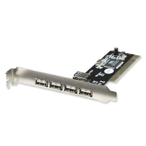 BlueDiamond 3877 4 Ext Ports, 1 Int USB 2.0 Pci Card