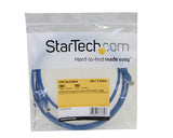 StarTech.com RJ45PATCH6 Blue Snagless RJ45 UTP Cat 5e Patch Cable, 6-Feet