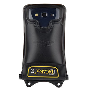 DICAPac WP-C1 Galaxy Phone Waterproof Case with Neck Strap for Samsung Galaxy S2 and Galaxy S3, Black