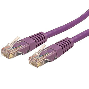 6ft Cat6 Purple Molded Rj45 M/M Utp Gigabit Patch Cable