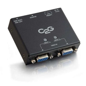 C2G 39900 2-Port VGA Auto Switch, TAA Compliant, Black