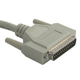 C2G 06091 IEEE-1284 DB25 Male to Centronics 36 (C36) Male Parallel Printer Cable, Beige (10 Feet, 3.04 Meters)