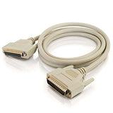 C2G 06100 IEEE-1284 DB25 M/F Parallel Printer Extension Cable, Beige (10 Feet, 3.04 Meters)