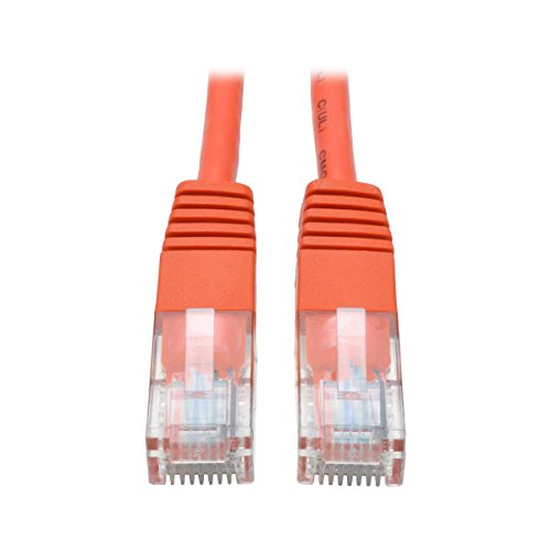 Tripp Lite N002-014-OR 14 Feet Cat5e 350MHz Molded Patch Cable RJ45M/M (Orange)